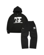5 STAR WWT LOGO UNIFORM HOODIE + SWEATPANTS BLACK