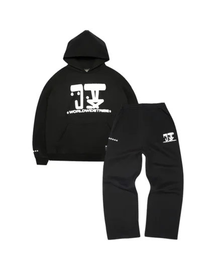 5 STAR WWT LOGO UNIFORM HOODIE + SWEATPANTS BLACK
