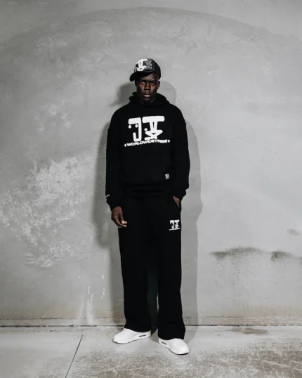 5 STAR WWT LOGO UNIFORM HOODIE + SWEATPANTS BLACK