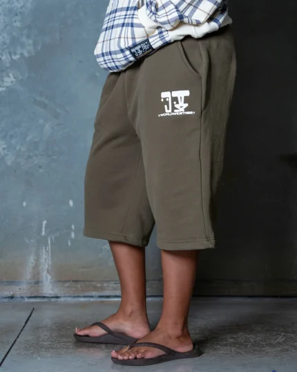 WWT TRIBE UNIFORM HOODIE + SHORTS ARMY GREEN