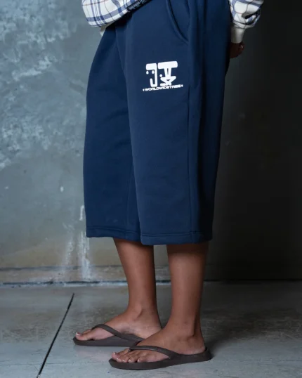 WWT TRIBE UNIFORM HOODIE + SHORTS NAVY BLUE