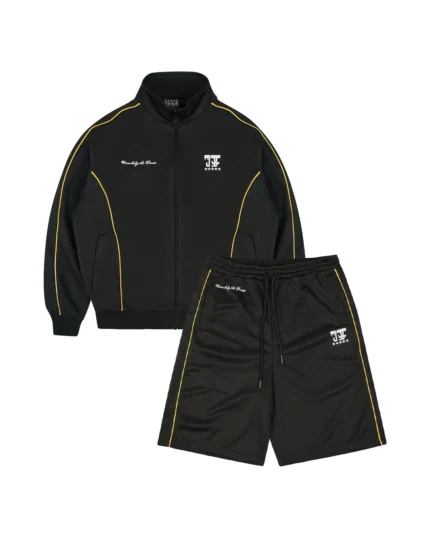 JEEDLES WWT SCUBA JACKET + SHORTS BLACK/YELLOW